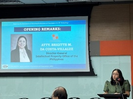 Atty. Da Costa-Villaluz Director General, IPOPHL